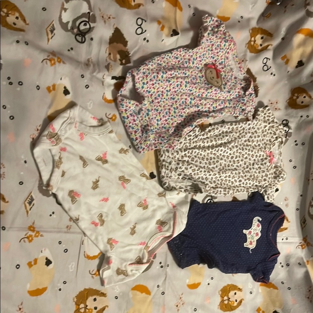 Adorable Baby Onesies Set - Multicolor, Sleepers,
